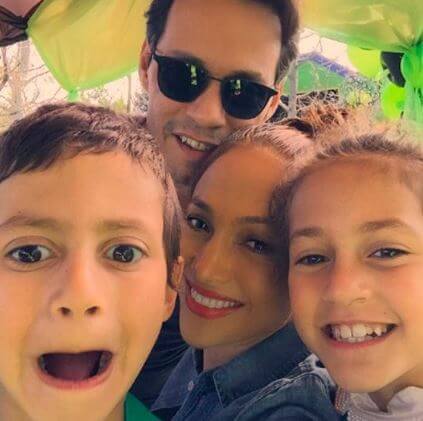 Emme Maribel Muniz with her parents and sibling.